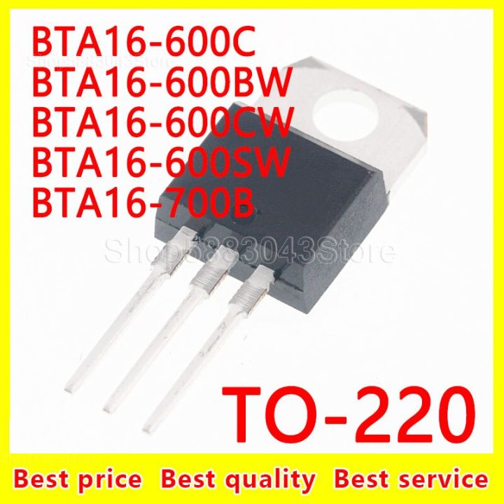 【Hot-Selling】 (10Pcs) 100% Original BTA16-600C BTA16-600BW BTA16-600CW BTA16-600SW BTA16-700B TO-220ชิปเซ็ต