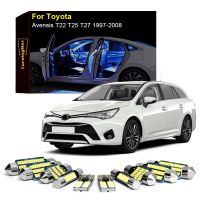 Led Interior Light Kit For Toyota Avensis T22 T25 T27 1997-2018 LED Bulbs Dome Map License Plate Canbus Accessories Indoor Lamps