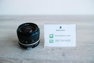 ขายเลนส์มือหมุน Nikon NonAi  24mm F2.8 Serial 500363