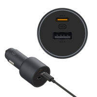 สำหรับ Xiaomi Car Charger Turbo QC 1A1C Ver 100W Max สำหรับ Mi 10 Ultra แล็ปท็อป Pad ศัพท์มือถือ PD สมาร์ทเอาต์พุตหลายปลอดภัยป้องกัน