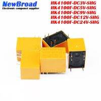 5PCS Relay HK4100F-DC3V-SHG 3V HK4100F-DC5V-SHG 5V HK4100F-DC9V-SHG 9V HK4100F-DC12V-SHG 12V HK4100F-DC24V-SHG 24V 3A DIP6 6-Pin WATTY Electronics