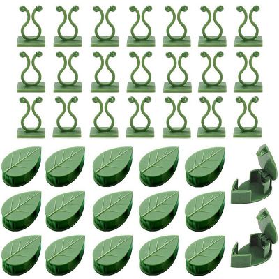 100PCS Strong Self Adhesive Plant Plant Clips Climbing Wall Fixture Clips Invisible Wall Clips for Climbing Plants