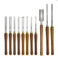 HSS Woodturning Gouges สำหรับเครื่องกลึงไม้เครื่องมือแกะสลักสิ่วงานไม้อุปกรณ์เสริม Walnut Handle