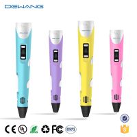 ☒◎⊕ DEWANG 3D Pen Drawing Printing Pen Ergonomics 3D Printing Pen PLA ABS Filament Educational Toys for Kids Adults Arts DIY Crafts