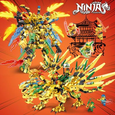 Phantom Ninja Building Blocks Lloyd Titan Mecha อนุภาคขนาดเล็กประกอบของเล่นเด็กของขวัญคริสต์มาส 2023