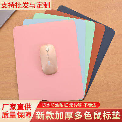 ผมตรง Mousepads หนังสองด้านแผ่นรองเมาส์สำหรับสำนักงานกันคราบมันพิมพ์ด้วย Padmoousepads Drtujhfg เมาส์ขนาดเล็ก