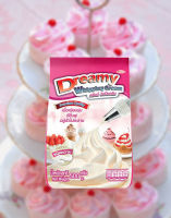 ❤เก็บเงินปลายทางได้จ้า❤ วิปปิ้งครีมมิกซ์ผง Dreamy รสหวาน (ถุงสีชมพู) 500 g. 1 แพค วิปครีม เบเกอรี่ ของหวาน ส่วนผสม แต่งหน้าเค้ก พร้อมส่ง