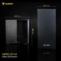 NUBWO REGALIA GAMING CASE NPC314