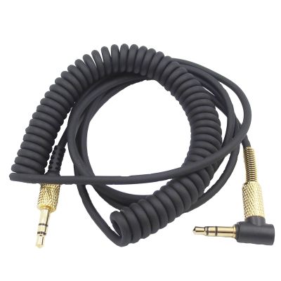Spring Audio Cable Cord Line Audio Cable for Marshall Major II 2 Monitor Bluetooth Headphone Without Mic