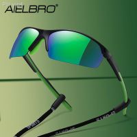 AIELBRO New Cycling Glasses Men 39;s Sunglasses Sets Sunglasses for Sports Polarized Cycling Eyewear TR-90 Sunglasses for Men