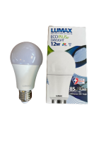 หลอดประหยัดไฟแอลอีดี 12วัตต์ ยี่ห้อลูแมกซ์ Lumax Eco plus bulb A60 12W DL/WW/COOL