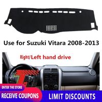 คุณภาพสูงสำหรับ Suzuki Vitara 2008-2013ฉนวน Dashboard ฝาครอบรถหนังอุปกรณ์เสริมภายใน Sun Visor Anti Skid Mat Garnish 2009 2010 2011 2012 2013