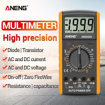 ANENG ST201 Clamp Ammeter Digital Multimeter Capacimeter Resistance Ohm  Tester