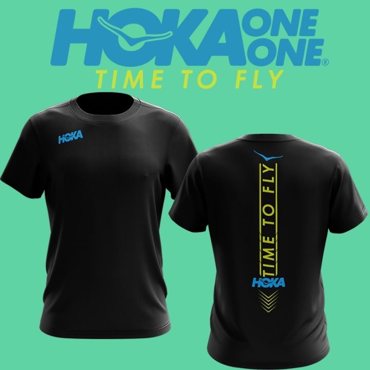 ☌๑ HOKA ONE TIME TO FLY OUTDOOR VER.2 RUNNING T SHIRT | Lazada PH