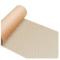 1PCS Honeycomb Paper Floral Packaging Kraft Paper Degradable Anti-Collision Grid Honeycomb Wrapping Paper 30cmx50 Meters