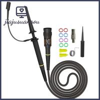 JIAJUSUANSOU 250MHz P4250 Oscilloscope สีดำ100:1โพรบหนีบตัวเชื่อมต่อ BNC