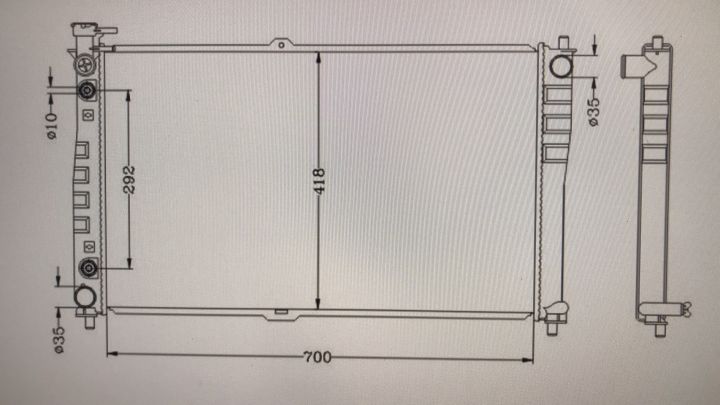 หม้อน้ำอลูมีเนียมทั้งใบ-รถยนต์เกีย-คาร์นิวัล-2-4-all-aluminium-radiator-kia-carnival-00-04-2-4-v6