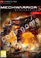 mechwarrior 5 mercenaries แผ่นและแฟลชไดร์ฟ  เกมส์ คอมพิวเตอร์  Pc และ โน๊ตบุ๊ค