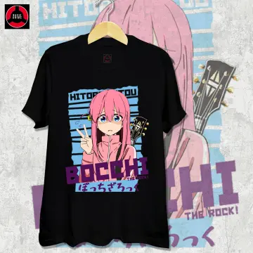 Anime BOCCHI THE ROCK! hitori bocchi T-shirt Summer women men Short Sleeve  Tees