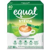 Promotion ⏰ Equal Sweetener With Stevia Extract 80g. Pack 40