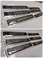 สติ๊กเกอร์เทเรซิ่นนูนอย่างดี พื้นเคฟล่าร์ สำหรับรถ HONDA ได้ทุกรุ่น MUGEN POWER sticker ติดรถ แต่งรถ ฮอนด้า มูเก็น kevlar เคฟล่าร์ ก้านล้อ ขอบประตู