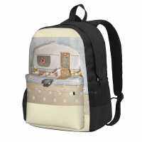 # Wedding Vintage Caravan Hot Sale Backpack Fashion Bags Wedding Caravan Machine ปัก Vintage Caravan Flowers Bunting