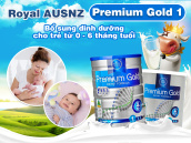 Sữa Hoàng Gia Úc Premium Gold Số 1 900g (cho bé từ 0-6 tháng)