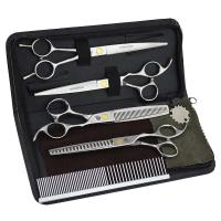 7 japanese cut dog hair scissors kit pet grooming scissors curved dog cat hair clippers animal clippers dog grooming shears set