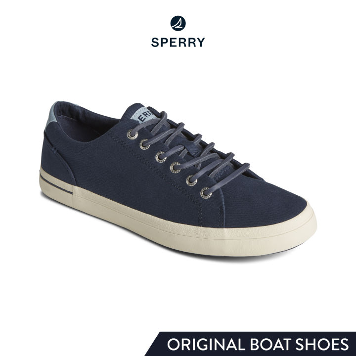 sperry-seacycled-striper-ii-ltt-รองเท้าผ้าใบ-ผู้ชาย-สีกรม-snk-sts25435