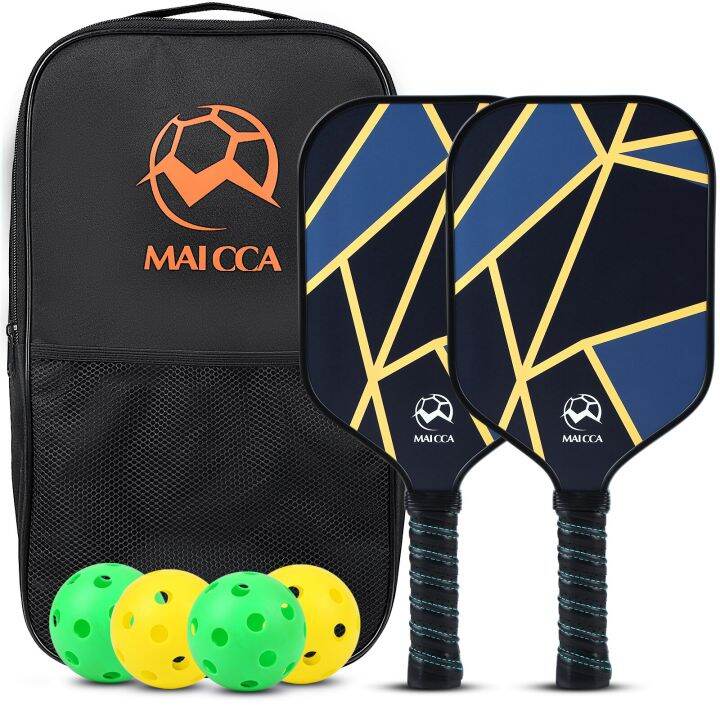 Pickleball Paddles Set USAPA Approved Balls Pickleball Racquet With ...