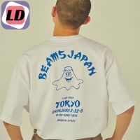 LD เสื้อยืดแขนสั้น พิมพ์ลายการ์ตูน FUJI Mount FUJI ทรงหลวม สไตล์ญี่ปุ่น สําหรับผู้ชาย และผู้หญิง