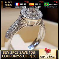 20212021 New Luxury Halo 925 Sterling Silver Engagement Ring for Women Anniversary Gift Jewelry Bulk Sell R6643