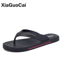 2021 Summer Flip Flops Newest Fashion Rubber Men Slippers Flat Sandals For Male Casual Men s Beach Shoes High Quality