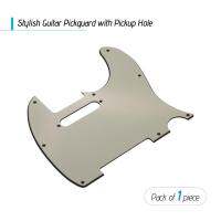 3Ply Guitar Pickguard with Single Coil Pickup Hole for Telecaster Style Electric Guitar Green