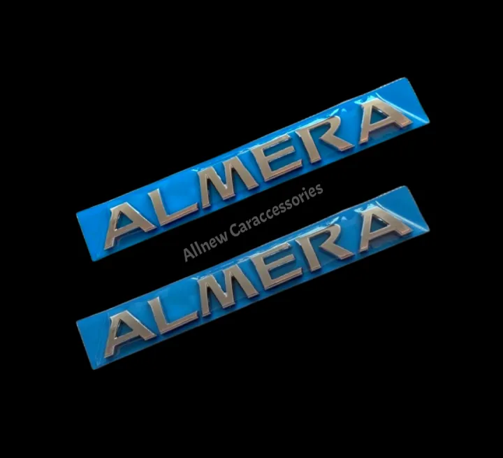 AD.โลโก้ ALMERA ตัวหนังสือแยก
ขนาด 2.2 x 19.3 cm แพ็ค 1ชิ้น