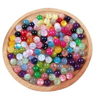 10Pcs 10mm Cheongsam Pearlescent Domed Sewing Buttons Imitation Jade Partial Holes for Tang Suit Hanfu Retro Resin Round DXAF