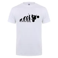 Human Motorcycle Motorbike Ape To Evolution T Shirt Funny Birthday Gifts For Dad Father Men Husband Boyfriend Tshirt Tee