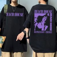 Mens Large T-shirt Beach House Depression Cherry Aesthetic Graphic Tshirt Teen Dream Tshirts 90S Men Oversized T