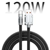 120W 6A Liquid Silicone Super Fast Charge USB Cable Quick Charge Type-C Cable For Xiaomi Huawei Samsung Pixel Data Line 1 1.5 2m