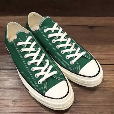 รองเท้าผ้าใบ Converse all star สีเขียว(ป้ายดำ) ของมีจำนวนจำกัด(made in vietnam)แท้100%