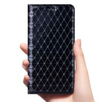 ✕♠◑ Magnet Natural Genuine Leather Skin Flip Wallet Book Phone Case Cover On For Realmi Realme C2 X2 XT Pro C X 2 T X2Pro 64/128 GB