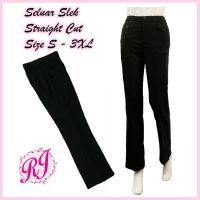 [Plus Size S-6XL] Seluar Slek STRAIGHT CUT Perempuan Wanita Slek Kerja Panjang Women Lady Formal Slack Office Pants