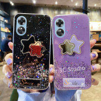 ปลอก เคส OPPO A18 A38 A58 Realme 11x 11 C51 NFC 5G 4G เคสโทรศัพท์ แนวโน้มการออกแบบใหม่ร้อนแรงเยาวชนสตาร์รี่ สกาย บลิงเงาดาวดวงเล็กๆโปร่งใสซิลิโคนอ่อนนุ่มปก Case 2023