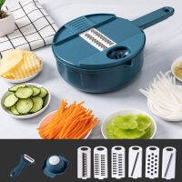 12 PCS Multi-Ftion ผัก Chopper แครอทมันฝรั่งขูดตัด Shred สำหรับห้องครัวสะดวกกระเทียมกด Gadgets