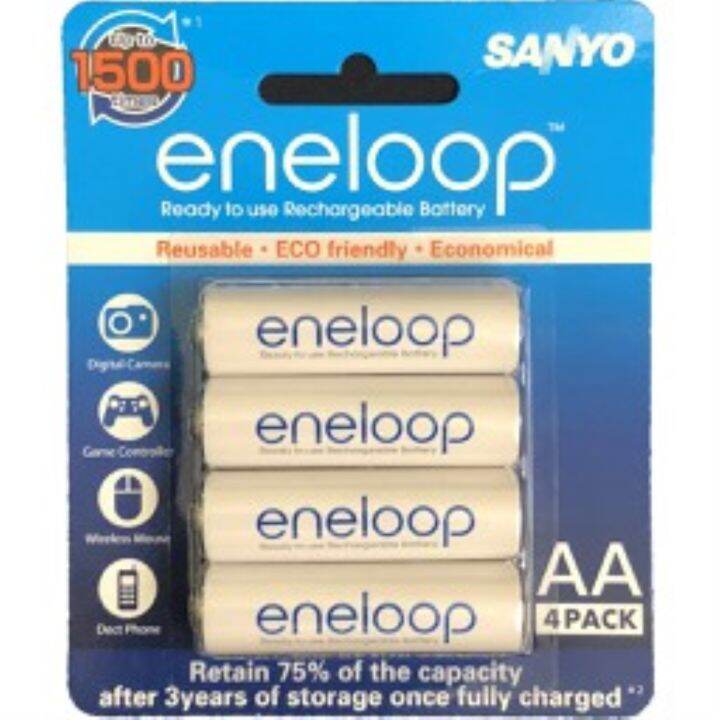 Chargeur Panasonic Eneloop Avec 4 Piles AA – Pour Piles NiMH AA/AAA, Charge Universelle - 4