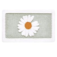 Carpet Bathroom Floral Furry Rugs Carpets for Living Room Non-Slip Mat Toilet Door Entrance Floor Absorbent Mat Home Decor