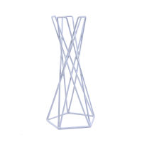 CHENGZI [RVS] 1pcs Air Plant Holder Metal Flower Pots Stand Geometric Iron Tillandsia Holder