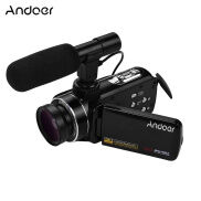 Andoer 4K Cầm Tay DV Chuyên Nghiệp Kỹ Thuật Số Máy Quay Phim Cảm biến CMOS