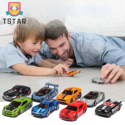 TS【ready Stock】5ชิ้น1:64ของเล่นเด็กจำลอง Multi-Style Taxiing Alloy Mini Car Model【cod】