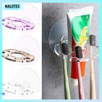 เครื่องโกนหนวด NALOTEX อุปกรณ์ในห้องน้ำและชั้นวางของแขวนของที่จัดระเบียบแปรงสีฟันยาสีฟันไร้รอยต่อสำหรับใช้ในบ้าน